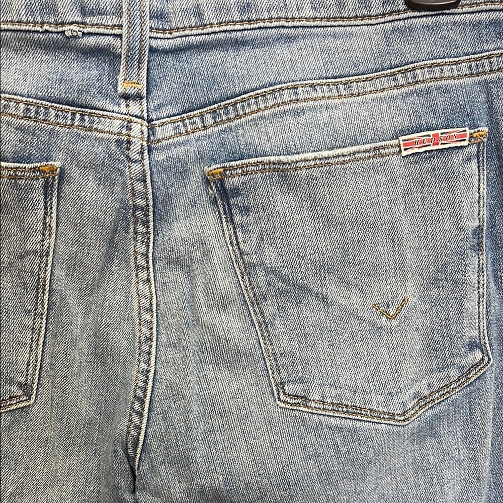 Hudson Jeans Blue Skinny Distressed Denim - Picture 5 of 7